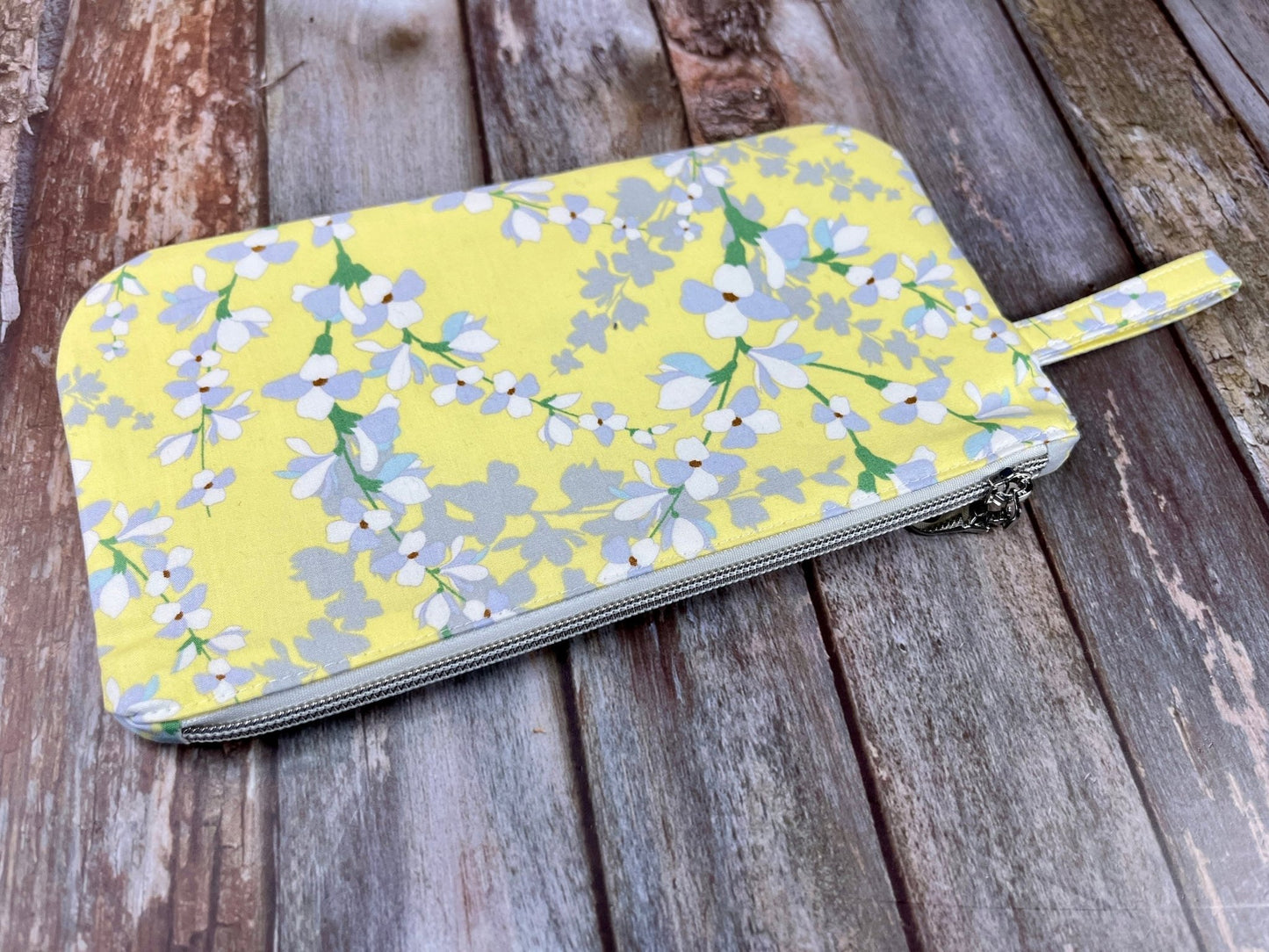 Pale Yellow Make Up Pouch, Pencil Case - Uphouse Crafts