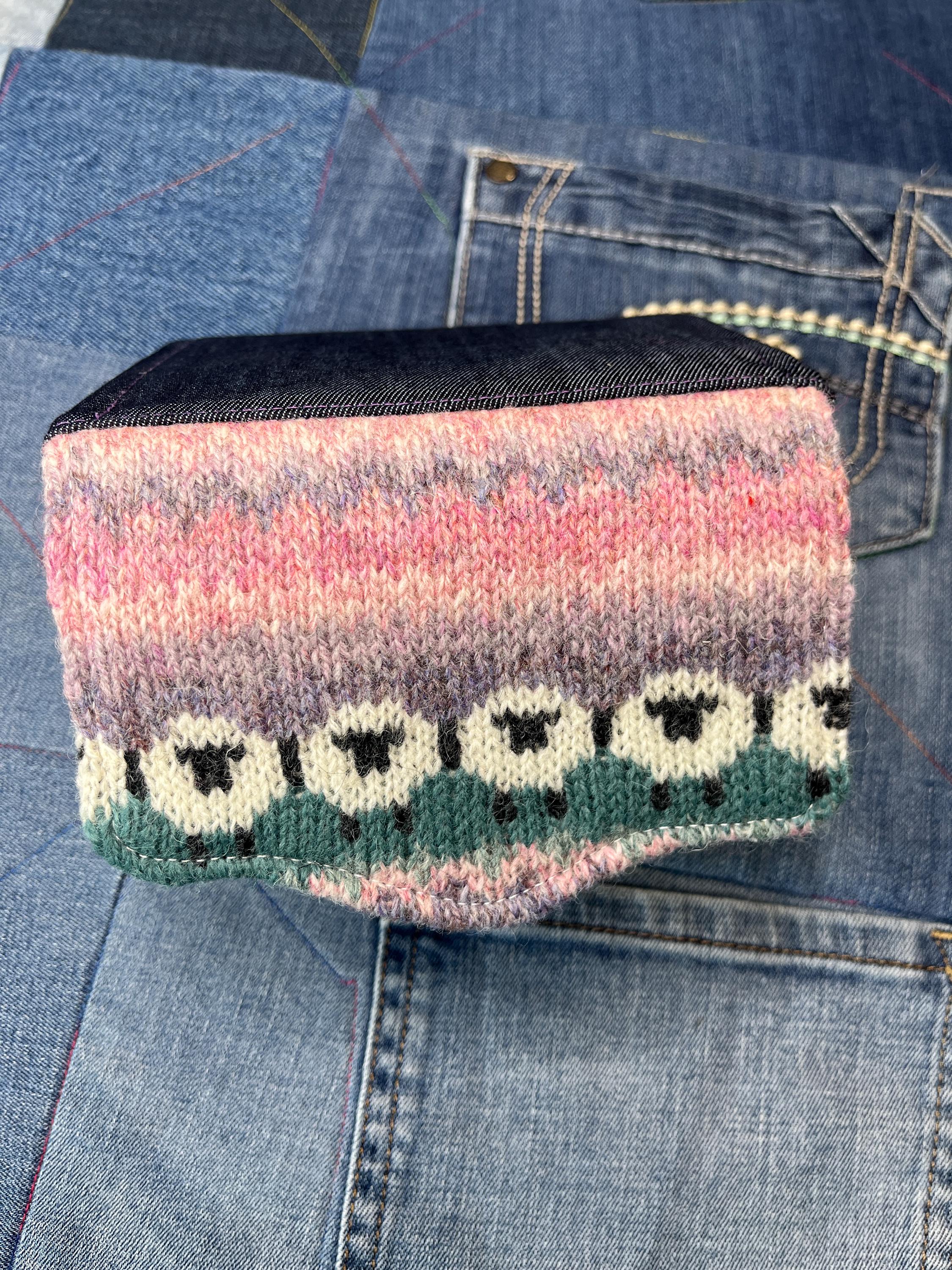 Pink Lilac Sheep Wool Purse - Uphouse Crafts