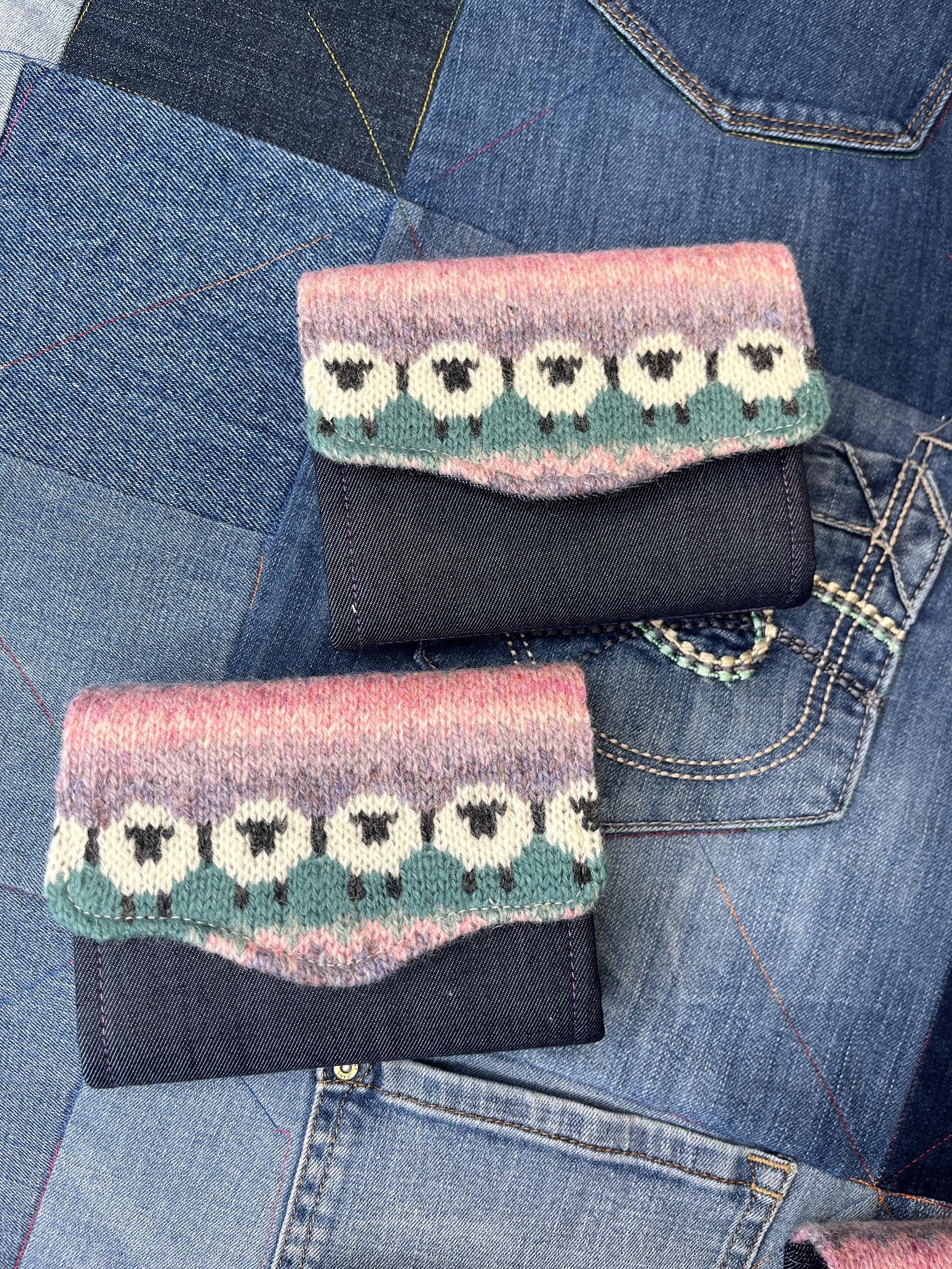 Pink Lilac Sheep Wool Purse - Uphouse Crafts