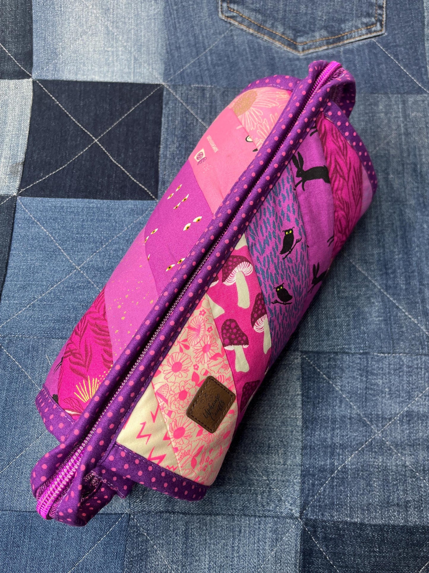 Pink Purple Sew Together Bag - Uphouse Crafts