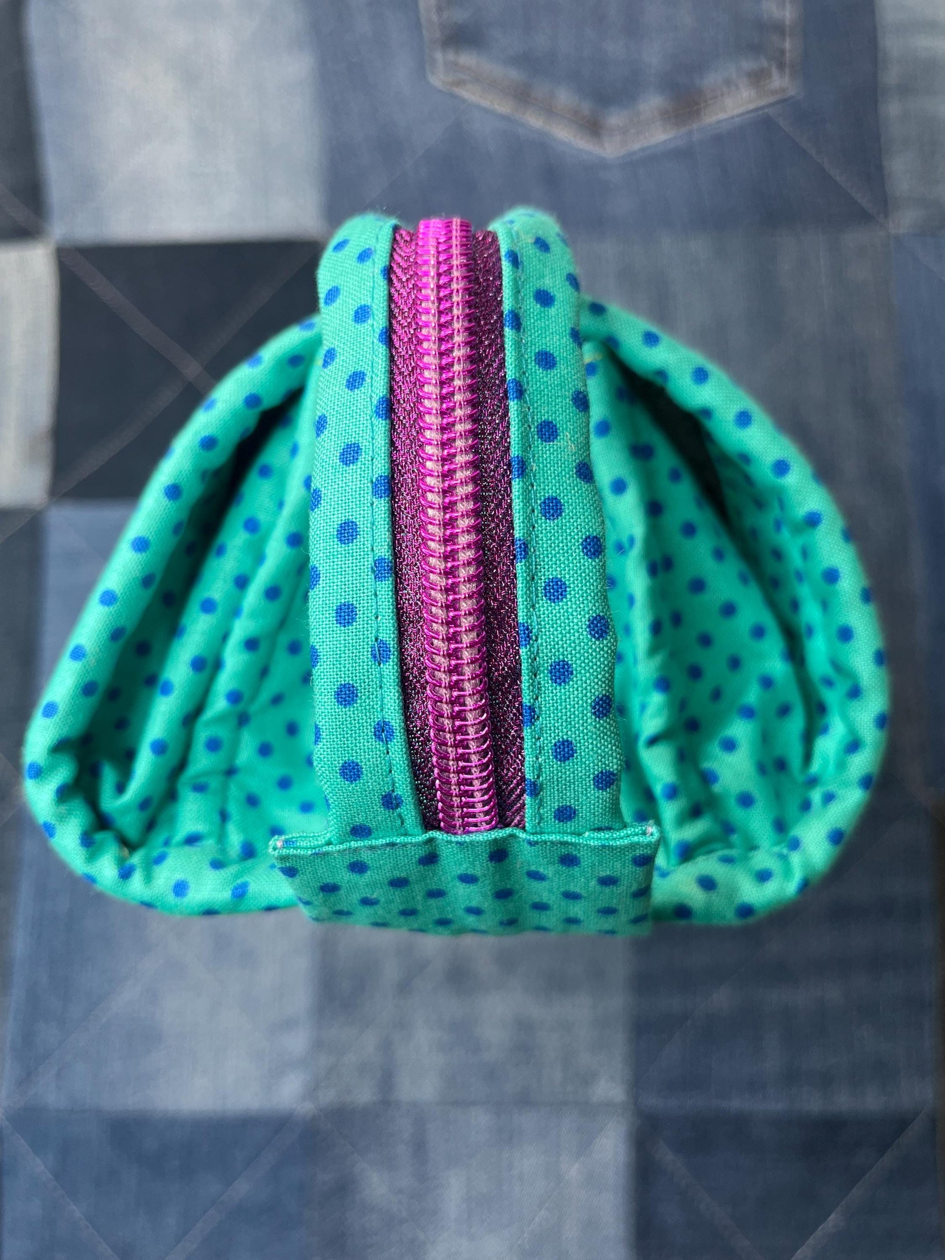 Pink Teal Sew Together Bag - Uphouse Crafts