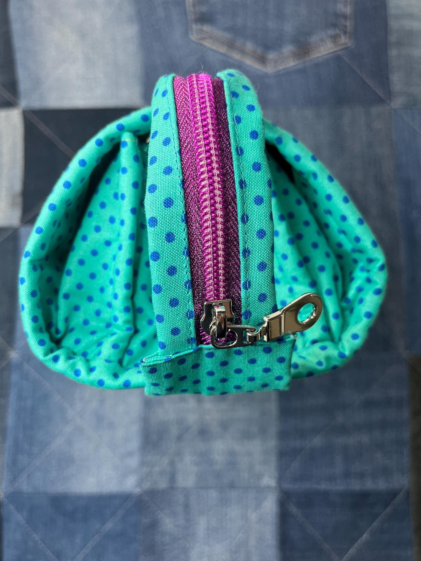 Pink Teal Sew Together Bag - Uphouse Crafts