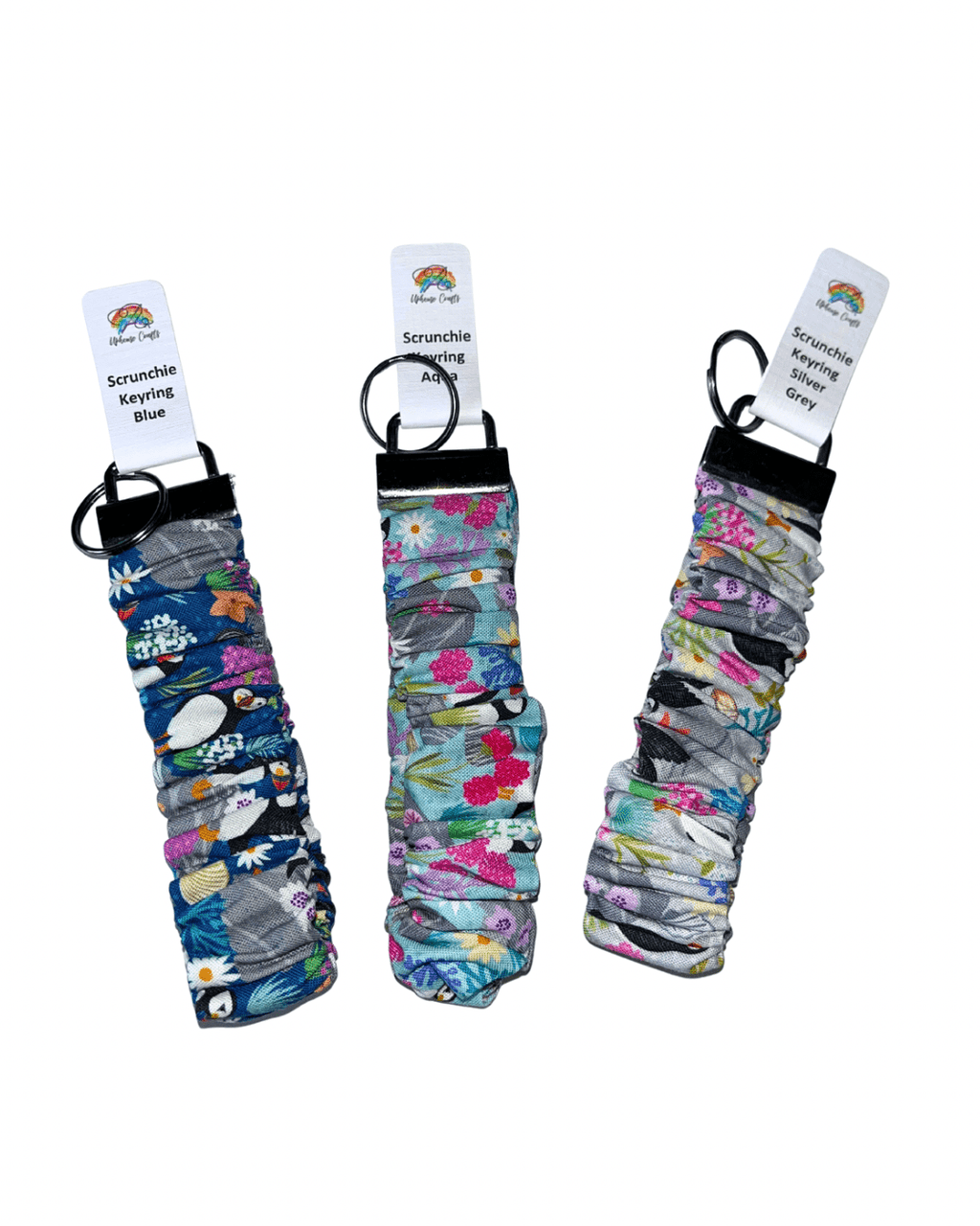 Scrunchie Keyring | Puffin Rock - Uphouse Crafts