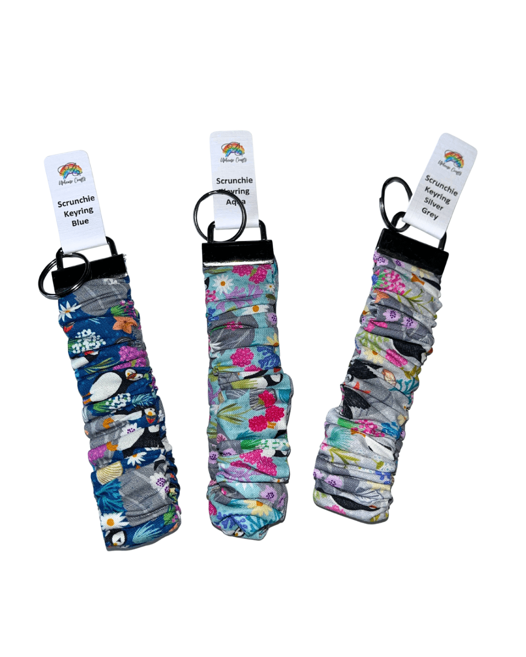 Scrunchie Keyring | Puffin Rock - Uphouse Crafts