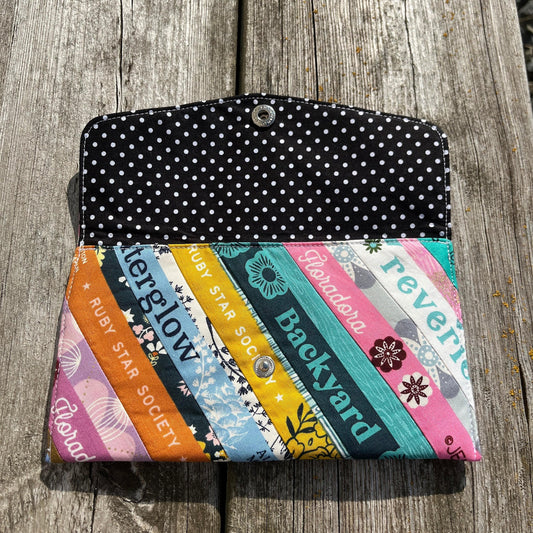 Selvedge Slim Purse | Patchwork Purse | Phone Clutch Wallet