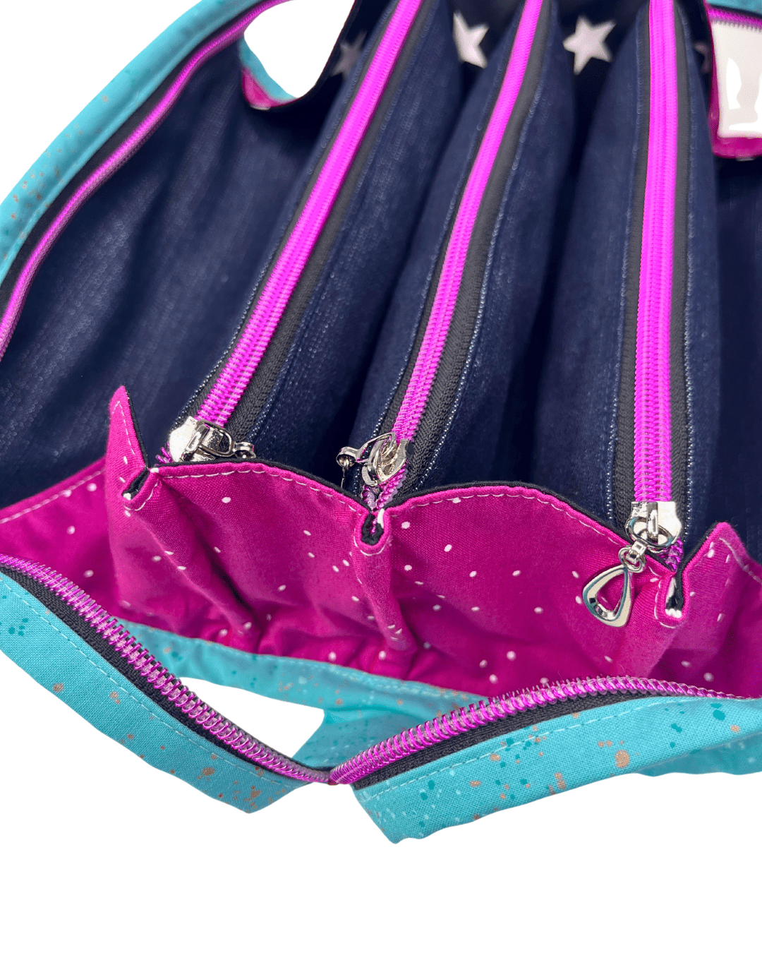 Sew Together Bag | Blue Mint Pink Puffin | Craft Organisation - Uphouse Crafts