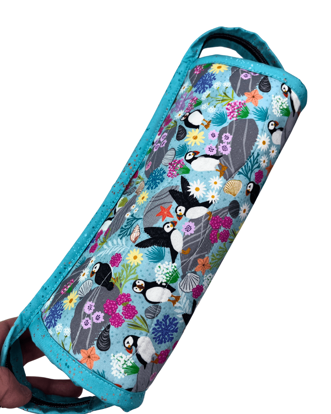 Sew Together Bag | Blue Mint Pink Puffin | Craft Organisation - Uphouse Crafts