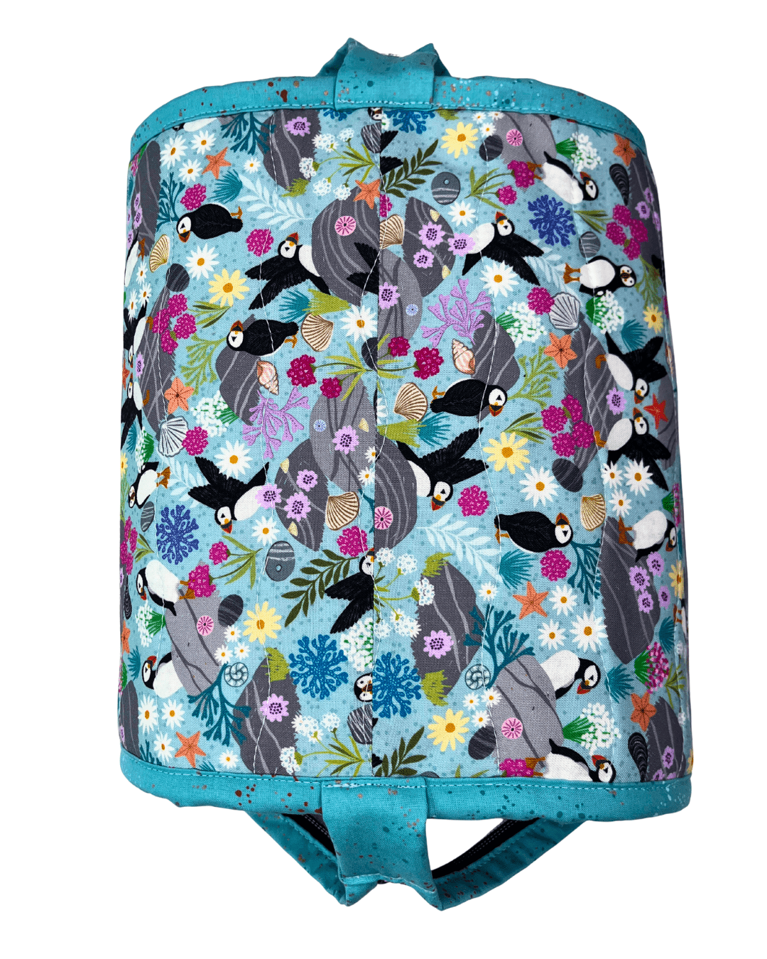 Sew Together Bag | Blue Mint Pink Puffin | Craft Organisation - Uphouse Crafts