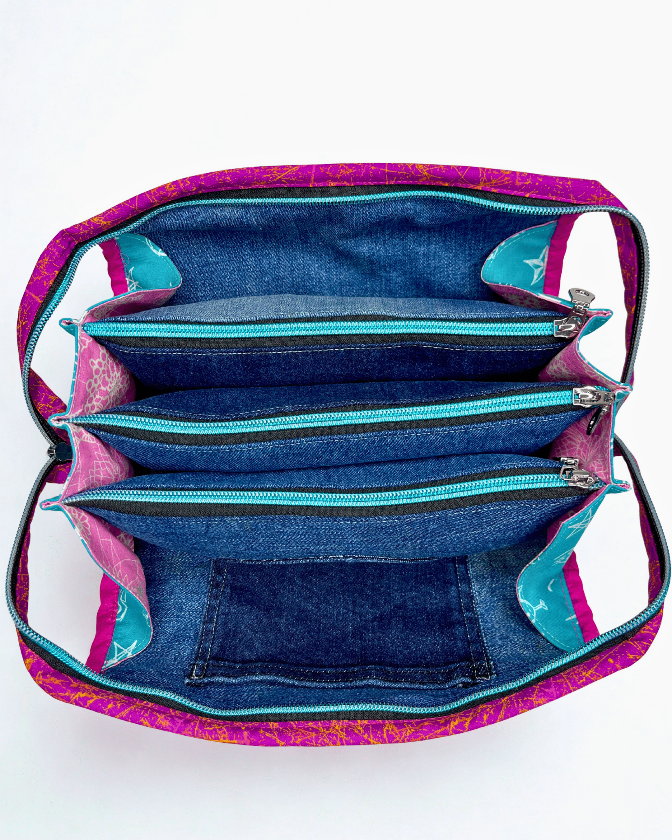 Sew Together Bag | Blue Pink Bears | Craft Organisation - Uphouse Crafts