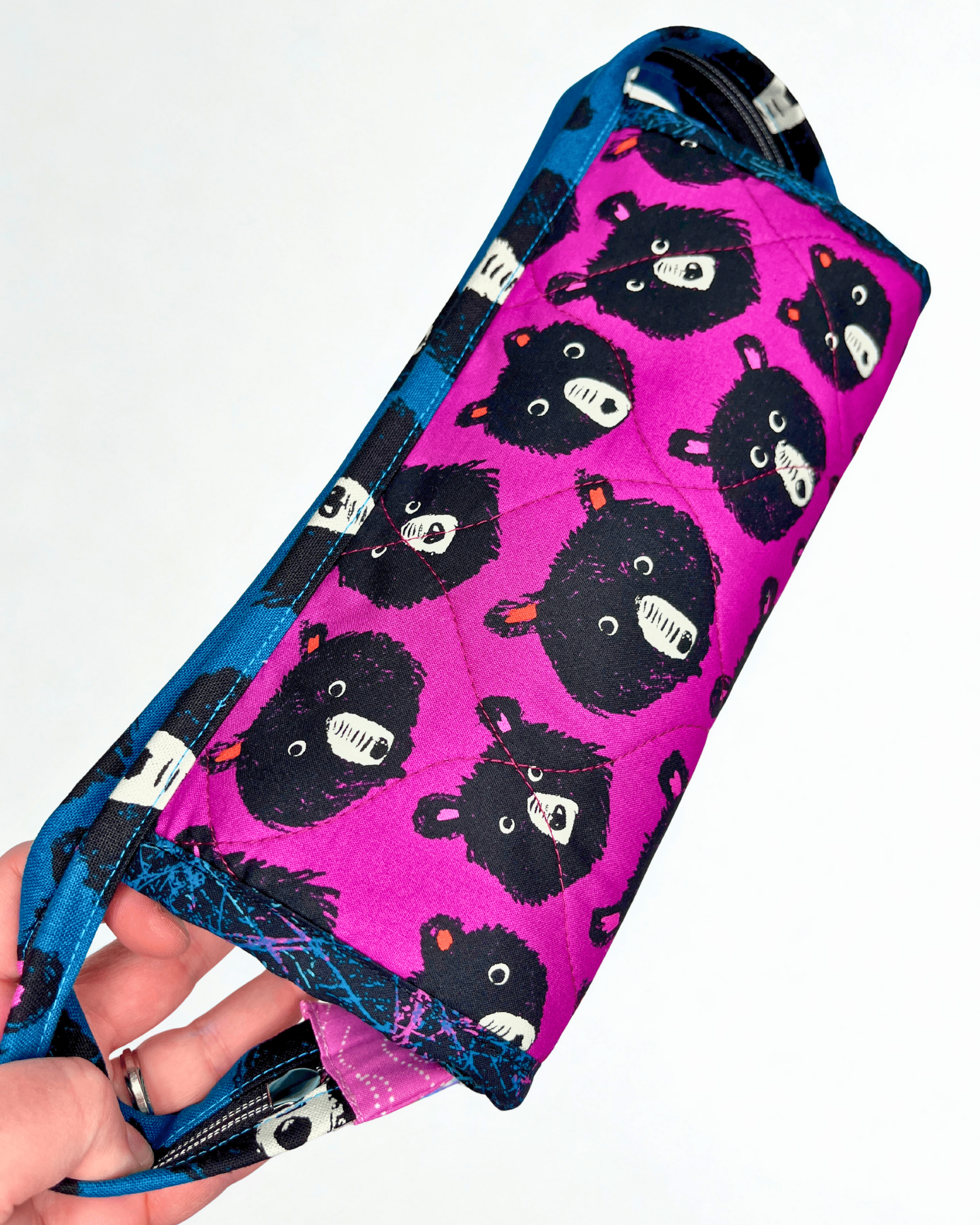 Sew Together Bag | Blue Pink Bears | Craft Organisation - Uphouse Crafts