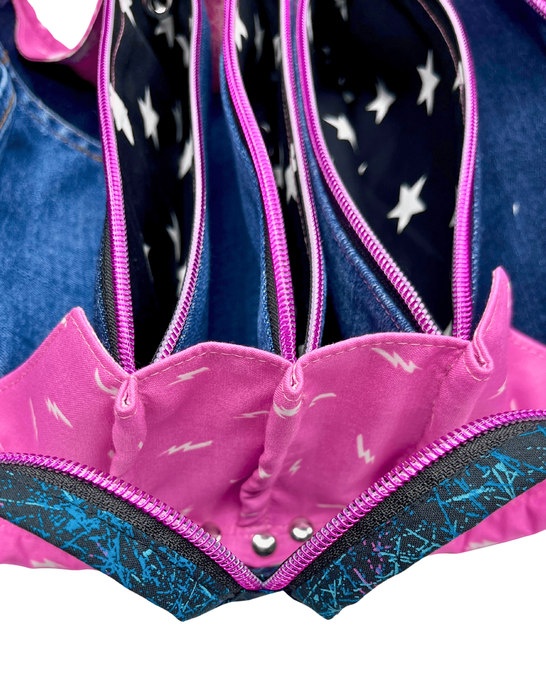 Sew Together Bag | Blue Pink Bears | Craft Organisation - Uphouse Crafts