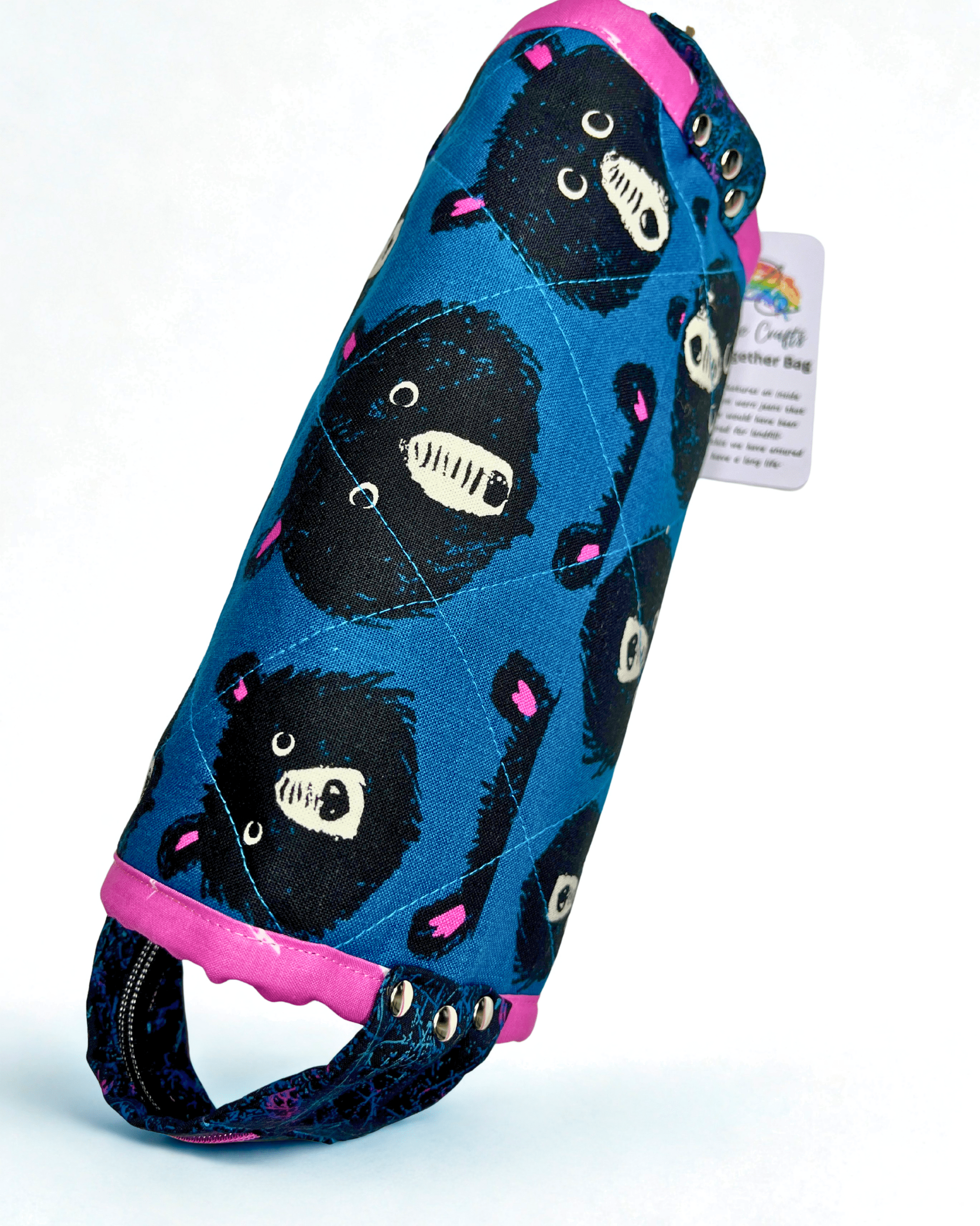 Sew Together Bag | Blue Pink Bears | Craft Organisation - Uphouse Crafts