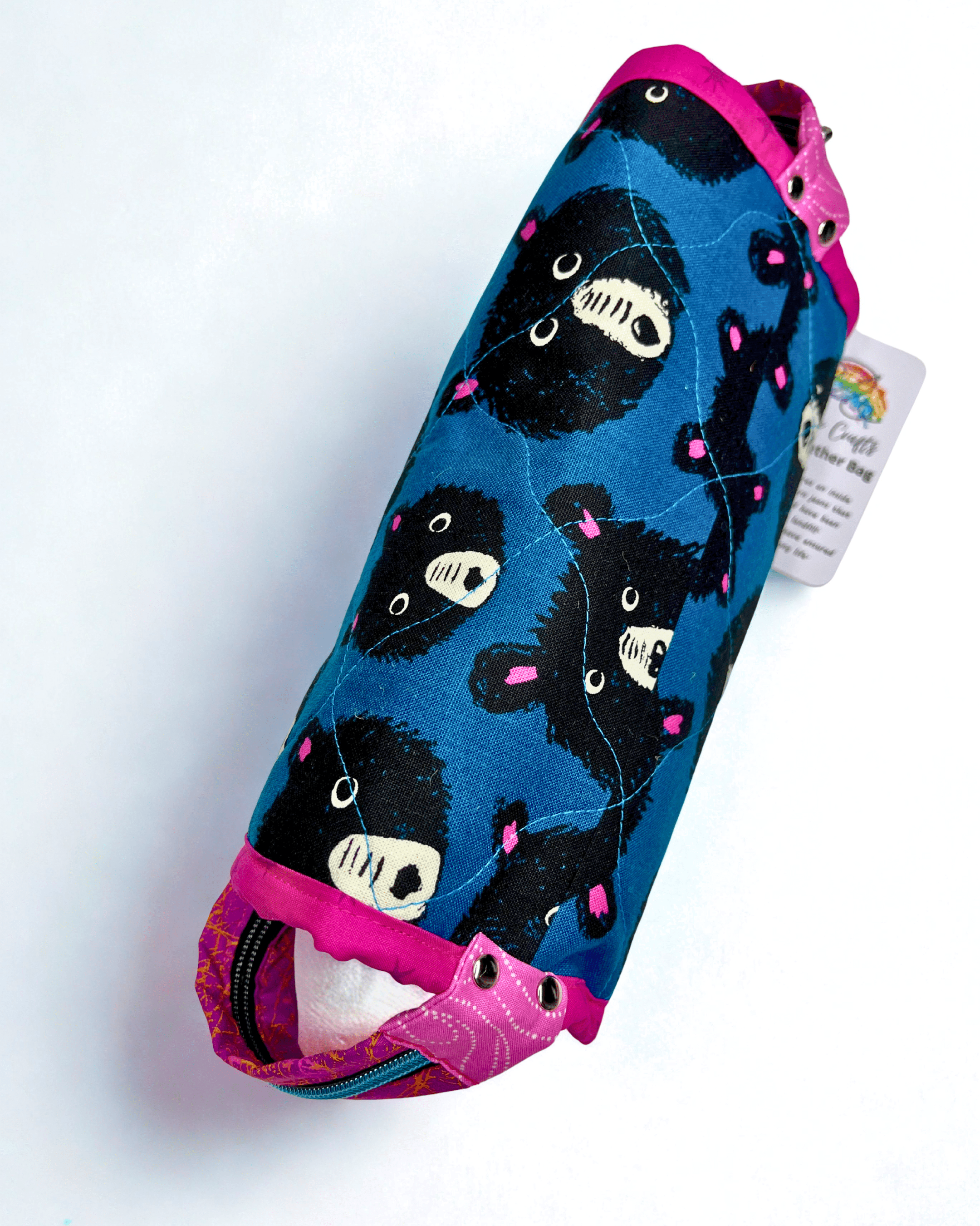 Sew Together Bag | Blue Pink Bears | Craft Organisation - Uphouse Crafts