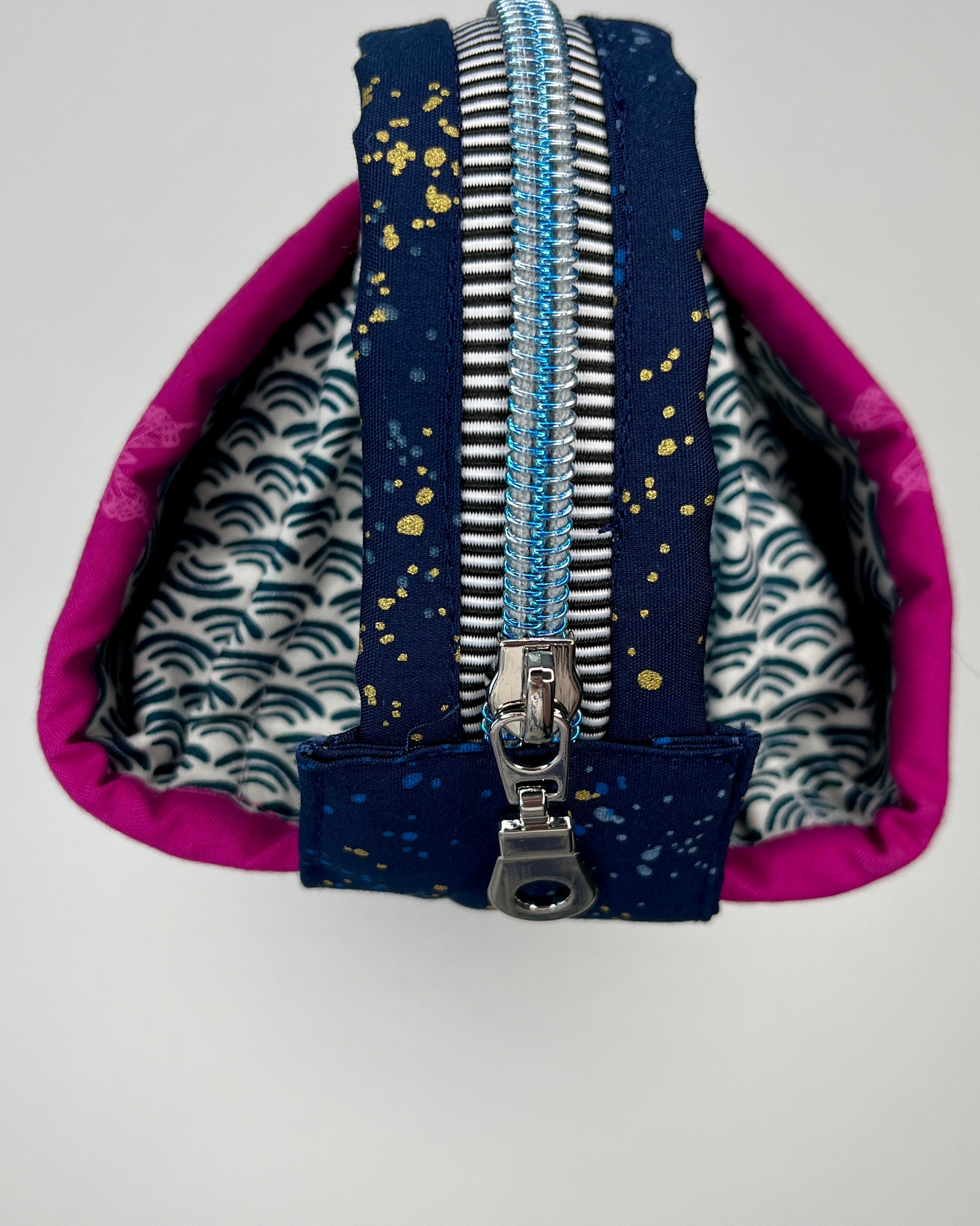 Sew Together Bag | Blue Pink Black | Craft Organisation - Uphouse Crafts