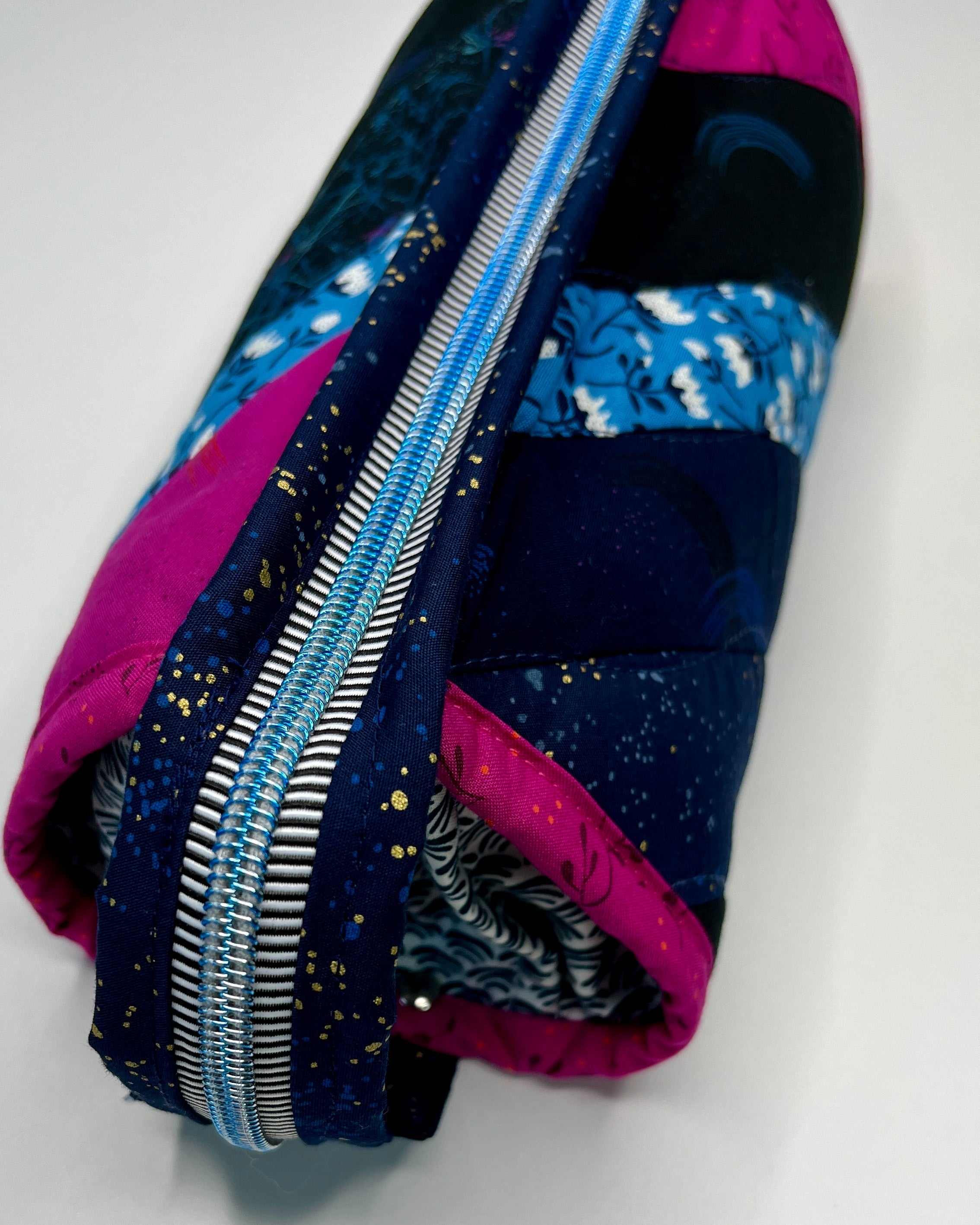 Sew Together Bag | Blue Pink Black | Craft Organisation - Uphouse Crafts