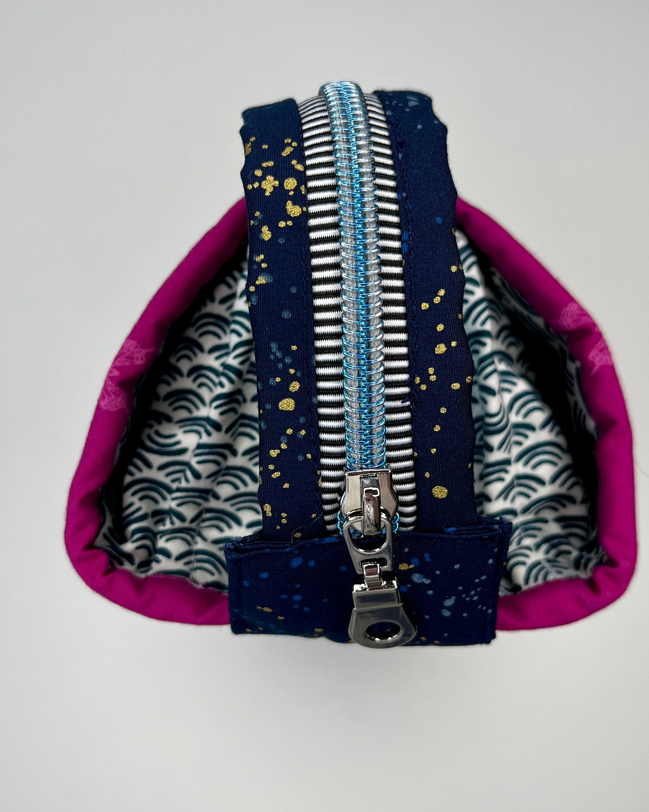 Sew Together Bag | Blue Pink Black | Craft Organisation - Uphouse Crafts