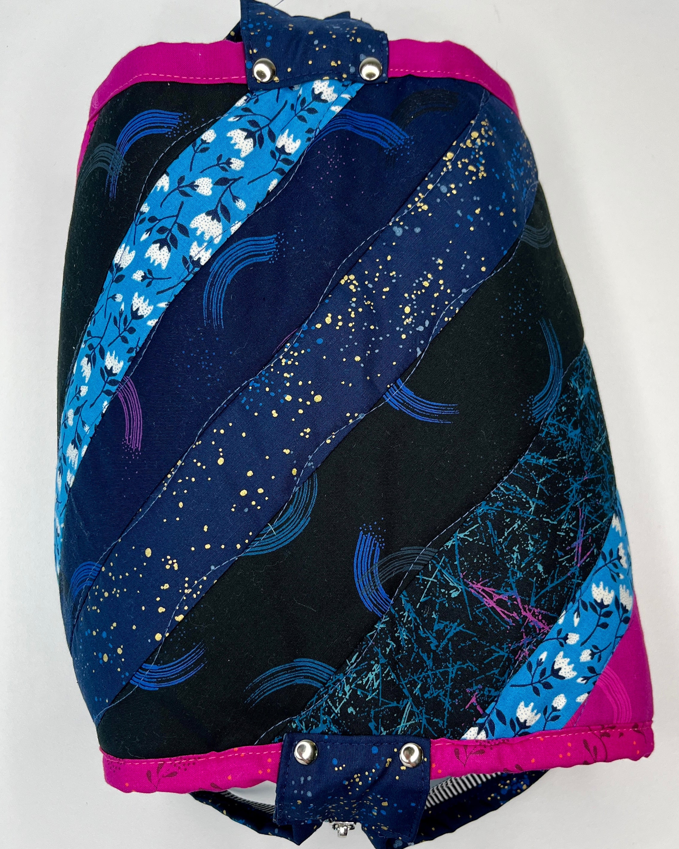 Sew Together Bag | Blue Pink Black | Craft Organisation - Uphouse Crafts