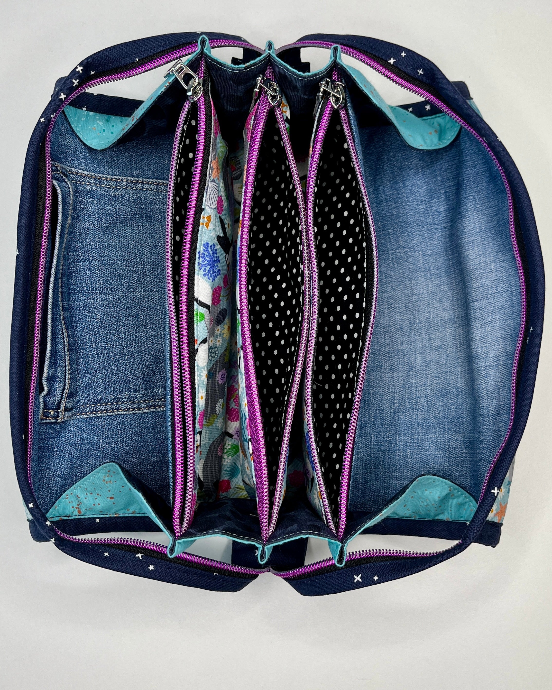 Sew Together Bag | Blue Puffin 2 | Craft Organisation - Uphouse Crafts