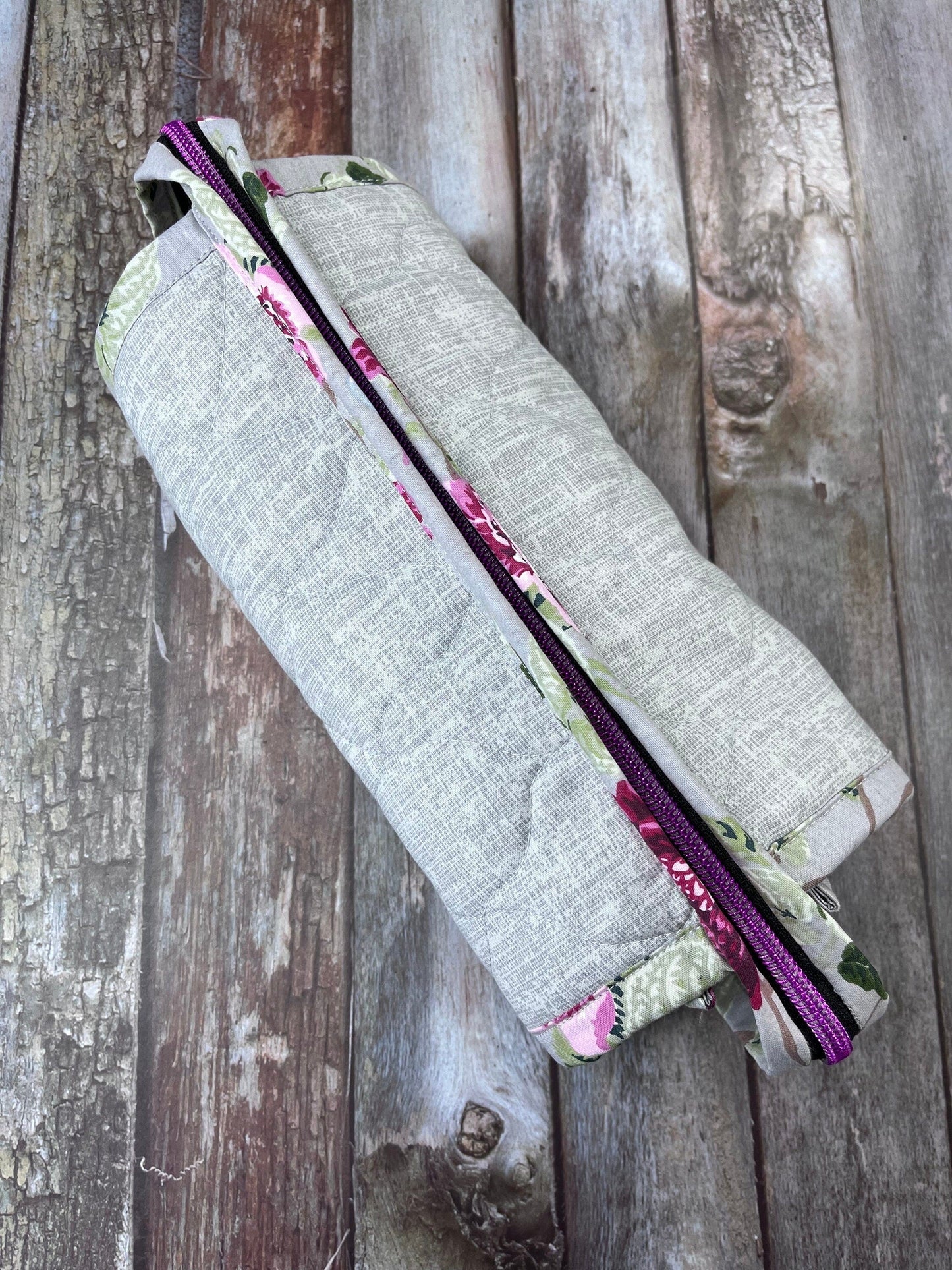 Sew Together Bag | Grey Floral | Craft Organiser