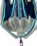 Sew Together Bag | Navy Blue Grey Aqua Puffin | Craft Organisation - Uphouse Crafts