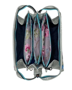 Sew Together Bag | Navy Blue Grey Aqua Puffin | Craft Organisation - Uphouse Crafts