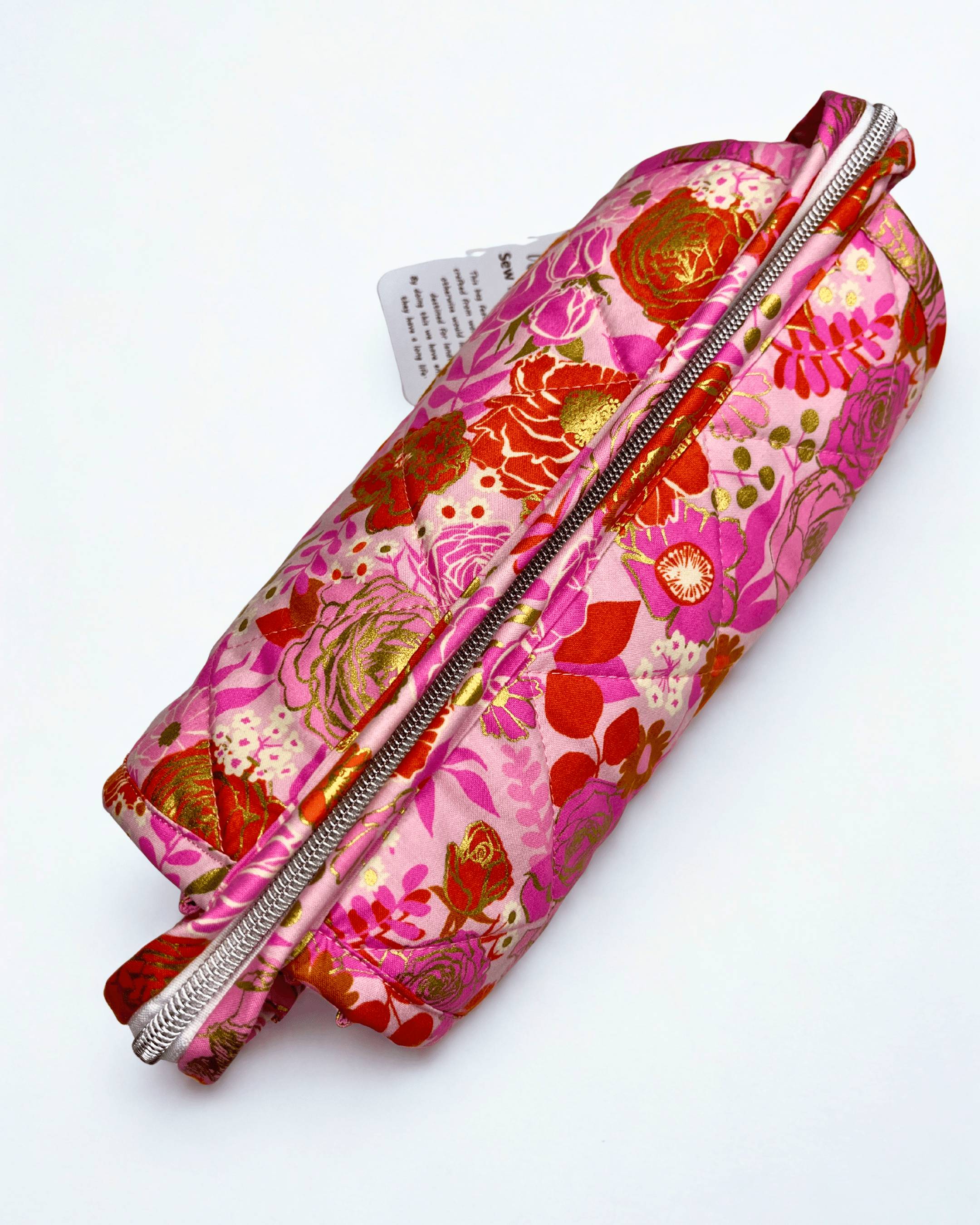 Sew Together Bag | Pink Gold Orange| Craft Organisation - Uphouse Crafts