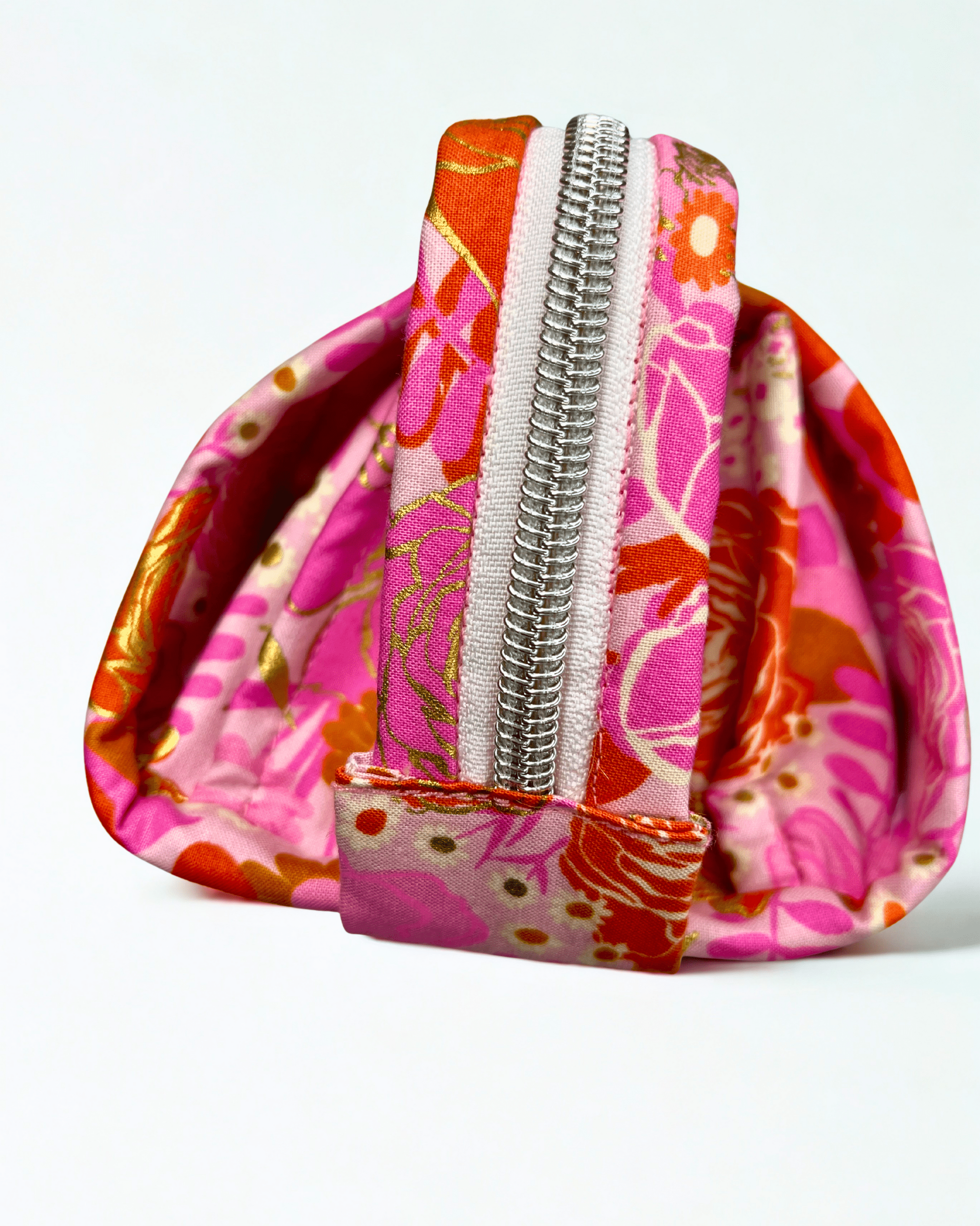 Sew Together Bag | Pink Gold Orange| Craft Organisation - Uphouse Crafts