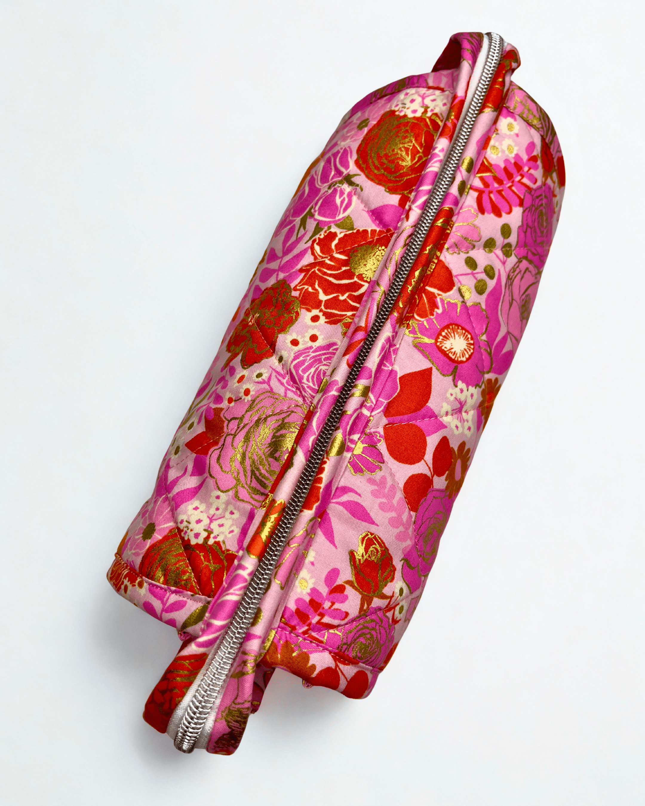 Sew Together Bag | Pink Gold Orange| Craft Organisation - Uphouse Crafts