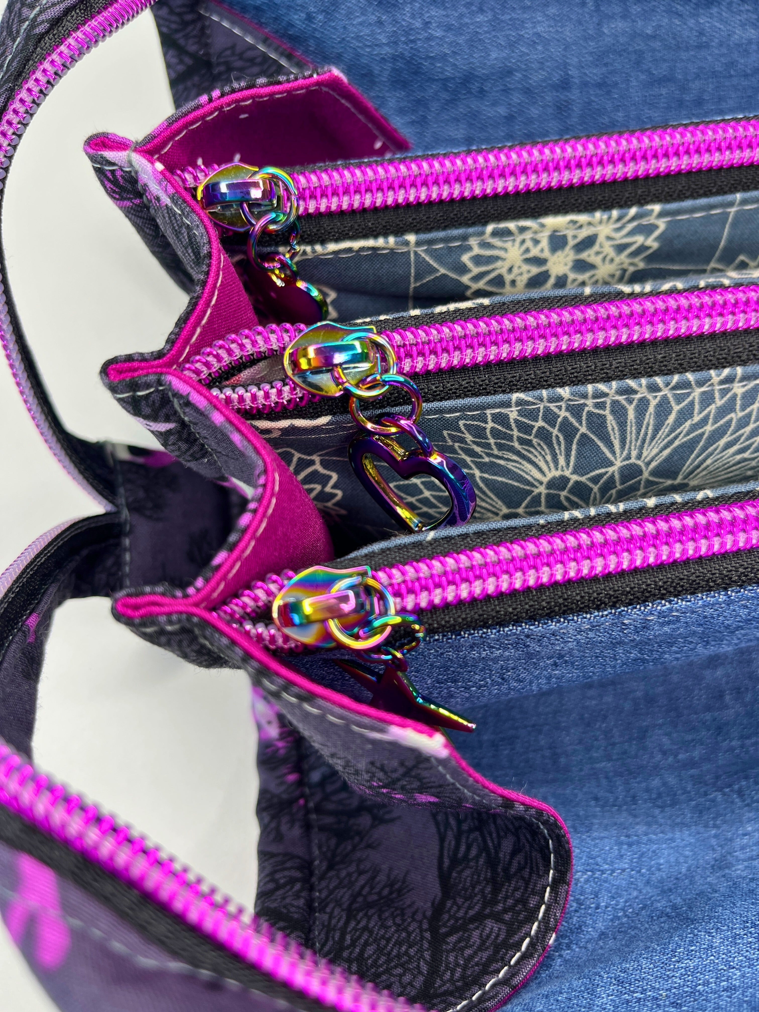 Sew Together Bag | Pink Grey Bears | Craft Organisation - Uphouse Crafts