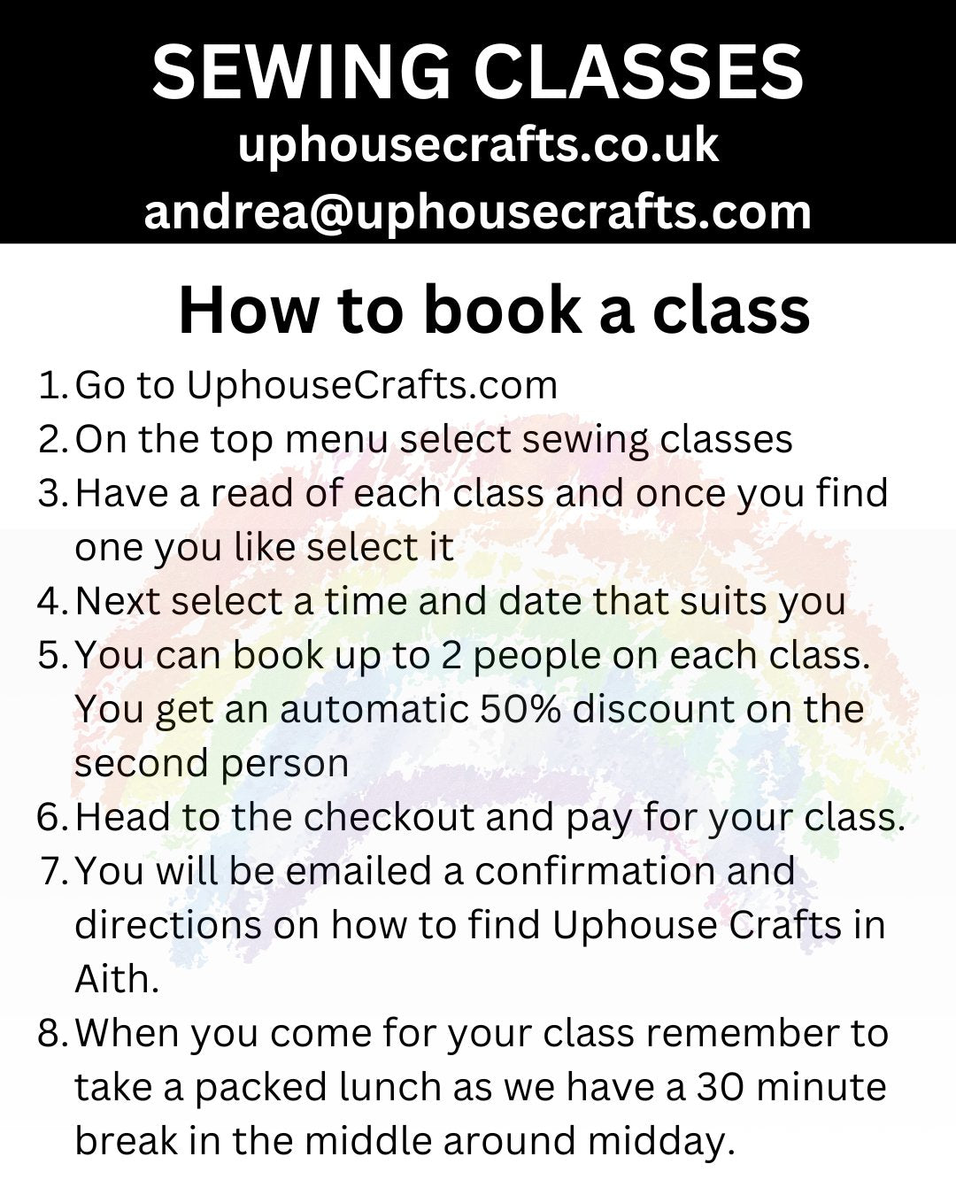 Sewing Classes in Shetland @ Uphouse Crafts - Taster Session - Uphouse Crafts