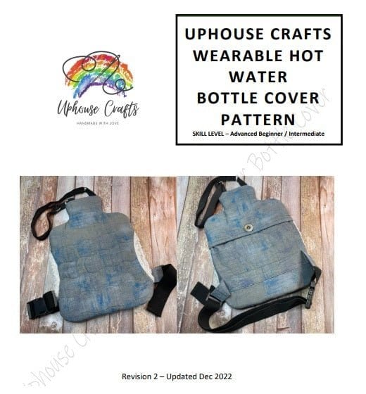 Sewing Pattern | PDF | Wearable Hot Water Bottle Cover PDF Sewing Pattern