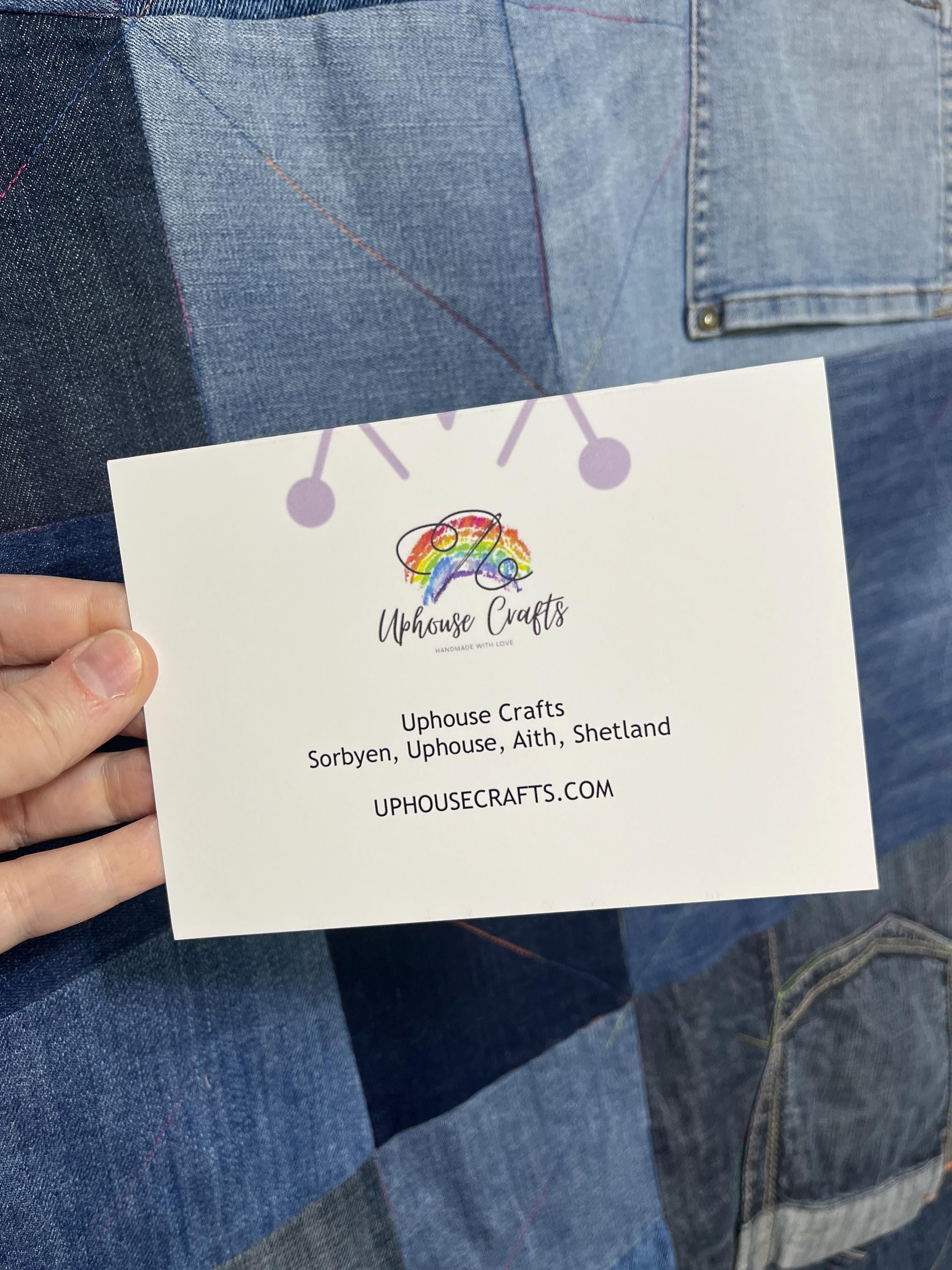 Sheep & Puffin Christmas Card | Shetland - Set of 5 Puffin Cards - Uphouse Crafts