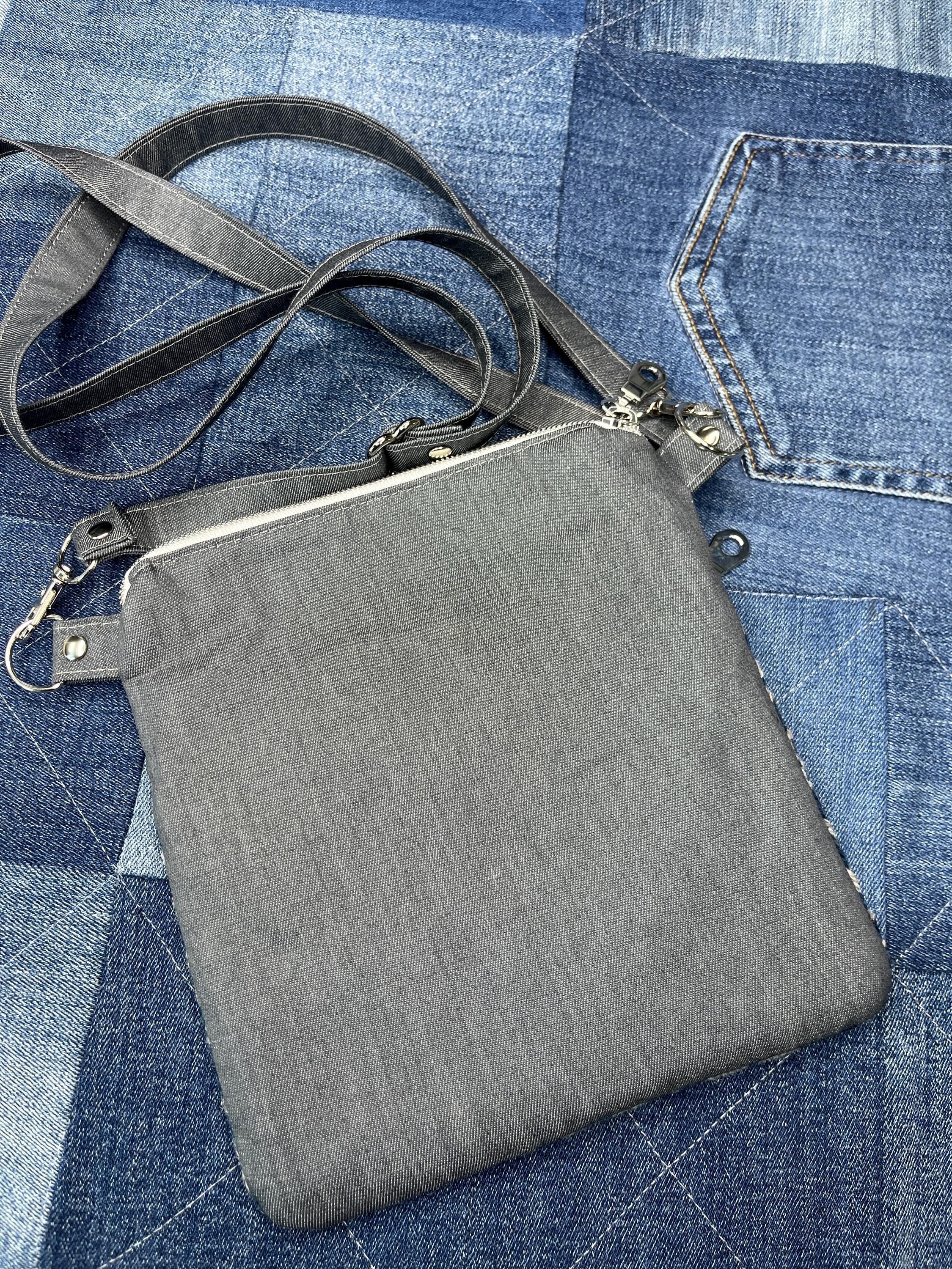 Shetland Wool Denim Crossbody Bag - Uphouse Crafts