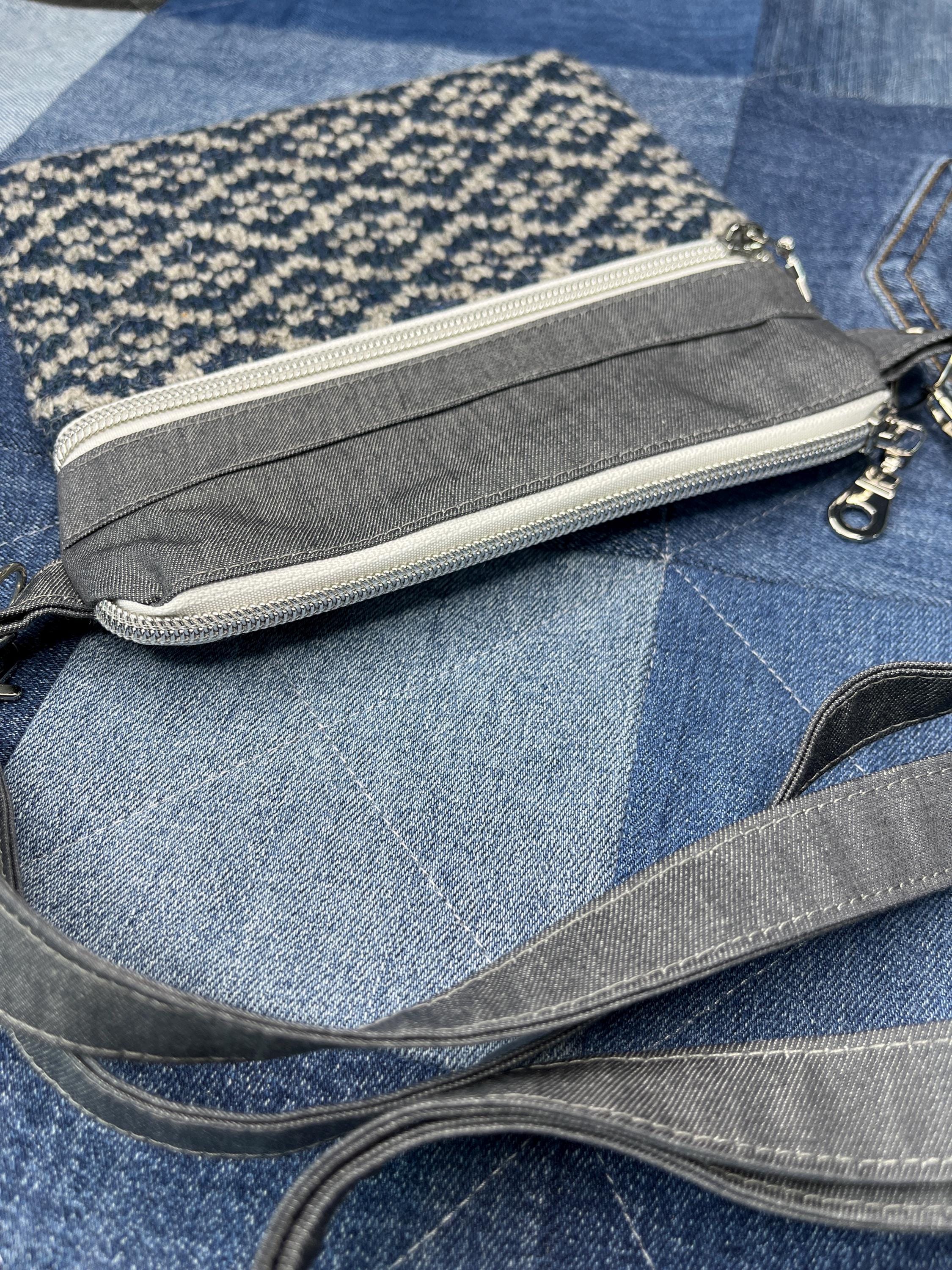 Shetland Wool Denim Crossbody Bag - Uphouse Crafts