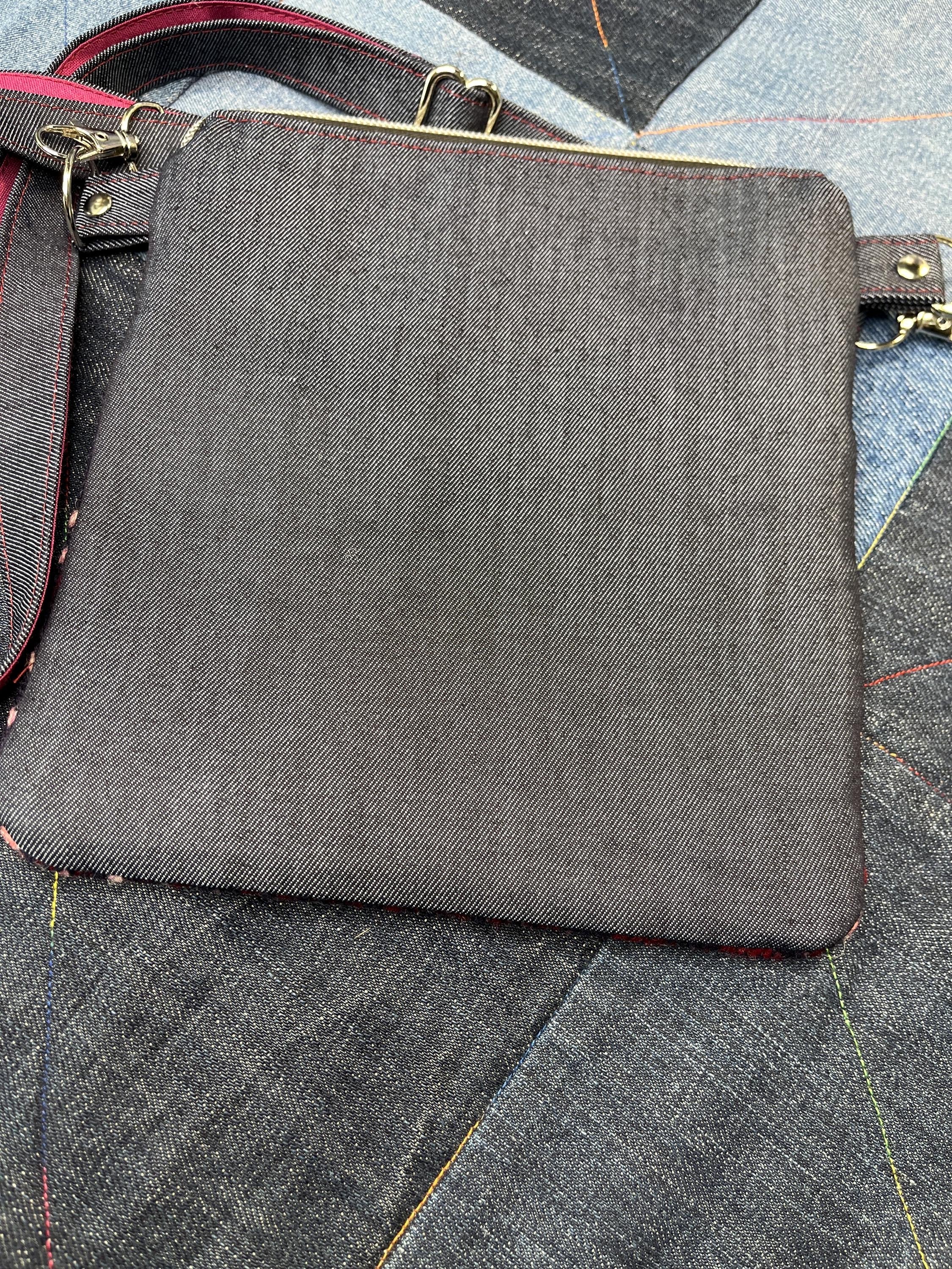 Shetland Wool Denim Crossbody Bag - Uphouse Crafts