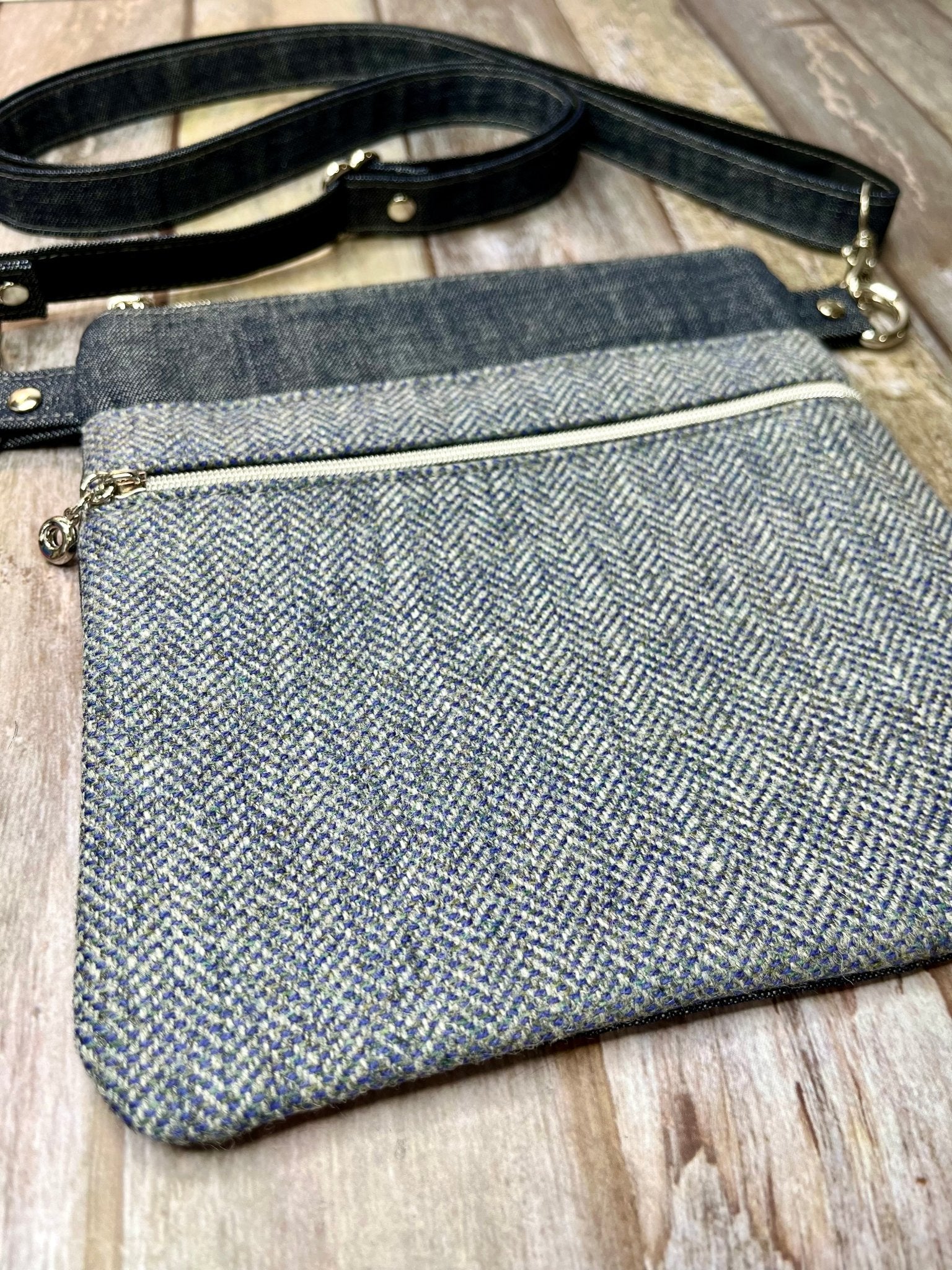 Small Crossbody Bag - Shetland Grey - Uphouse Crafts