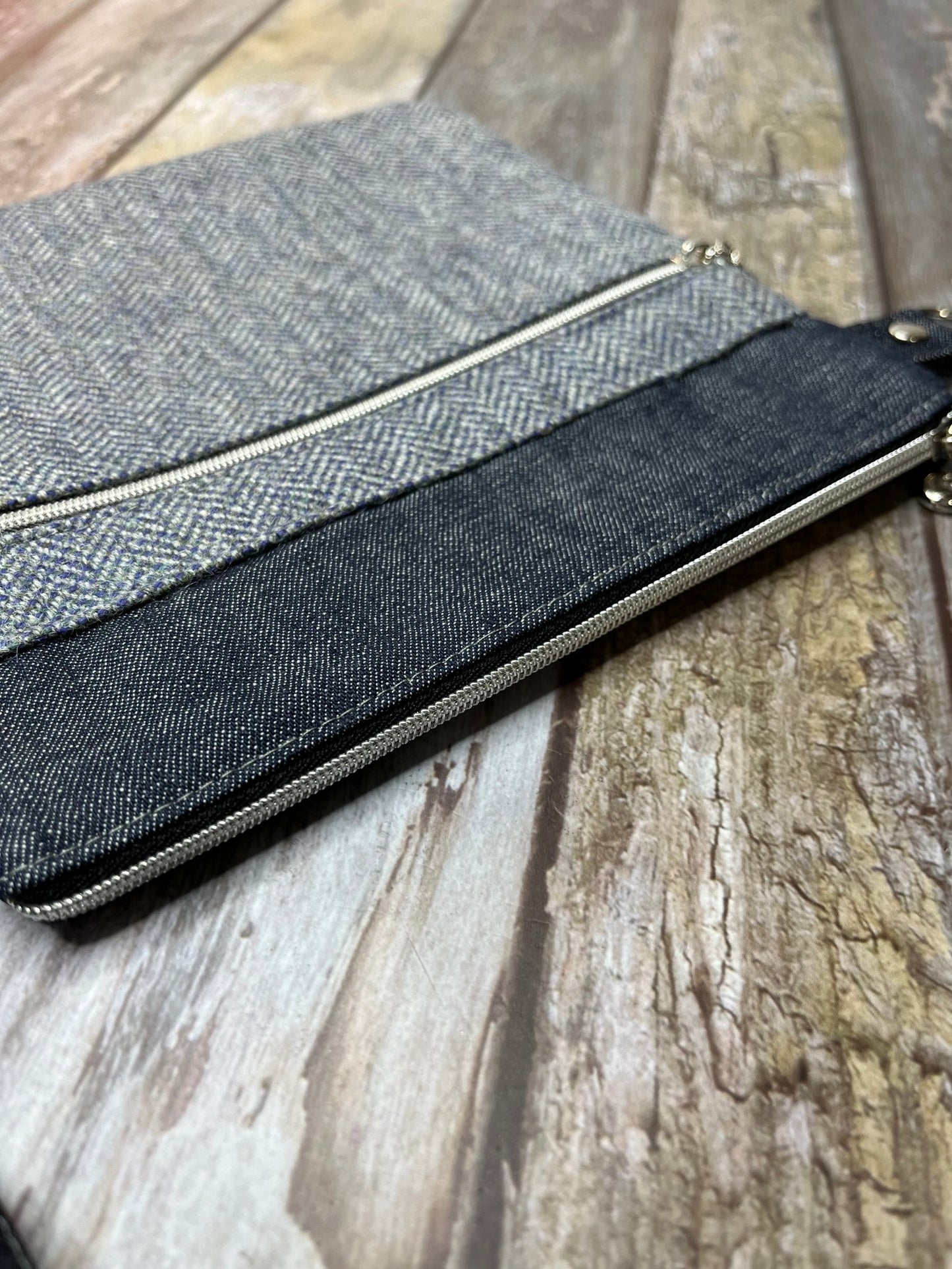 Small Crossbody Bag - Shetland Grey - Uphouse Crafts