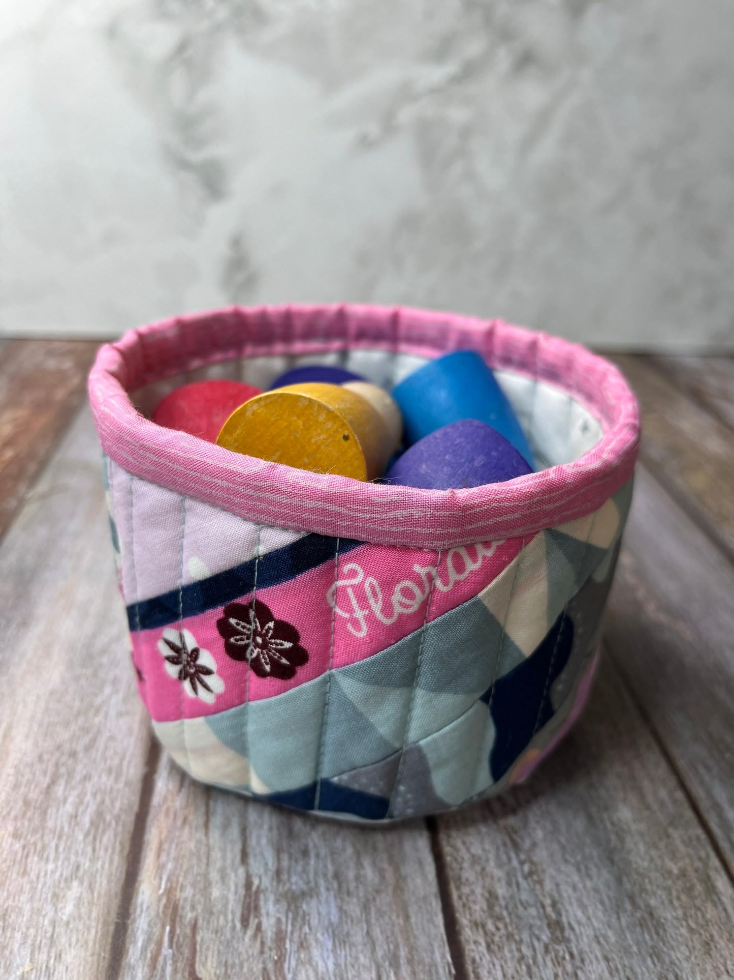 Small Fabric Tub Limited Edition No S202402 - Uphouse Crafts