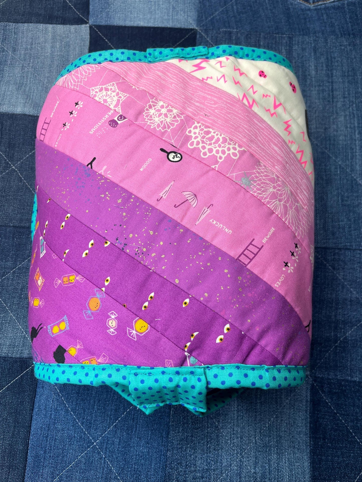 Sew Together Bag | Pink Teal | Craft Organisation