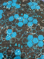 Wearable Hot Water Bottle Cover | Blue Black Science - Uphouse Crafts