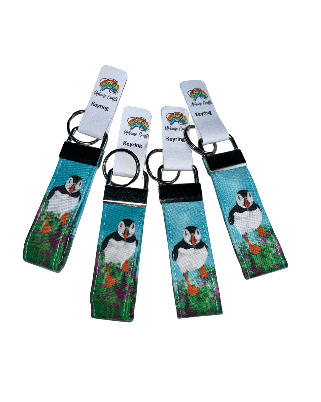 Wholesale | Handmade Puffin Keyring (BOX of 10) - Uphouse Crafts