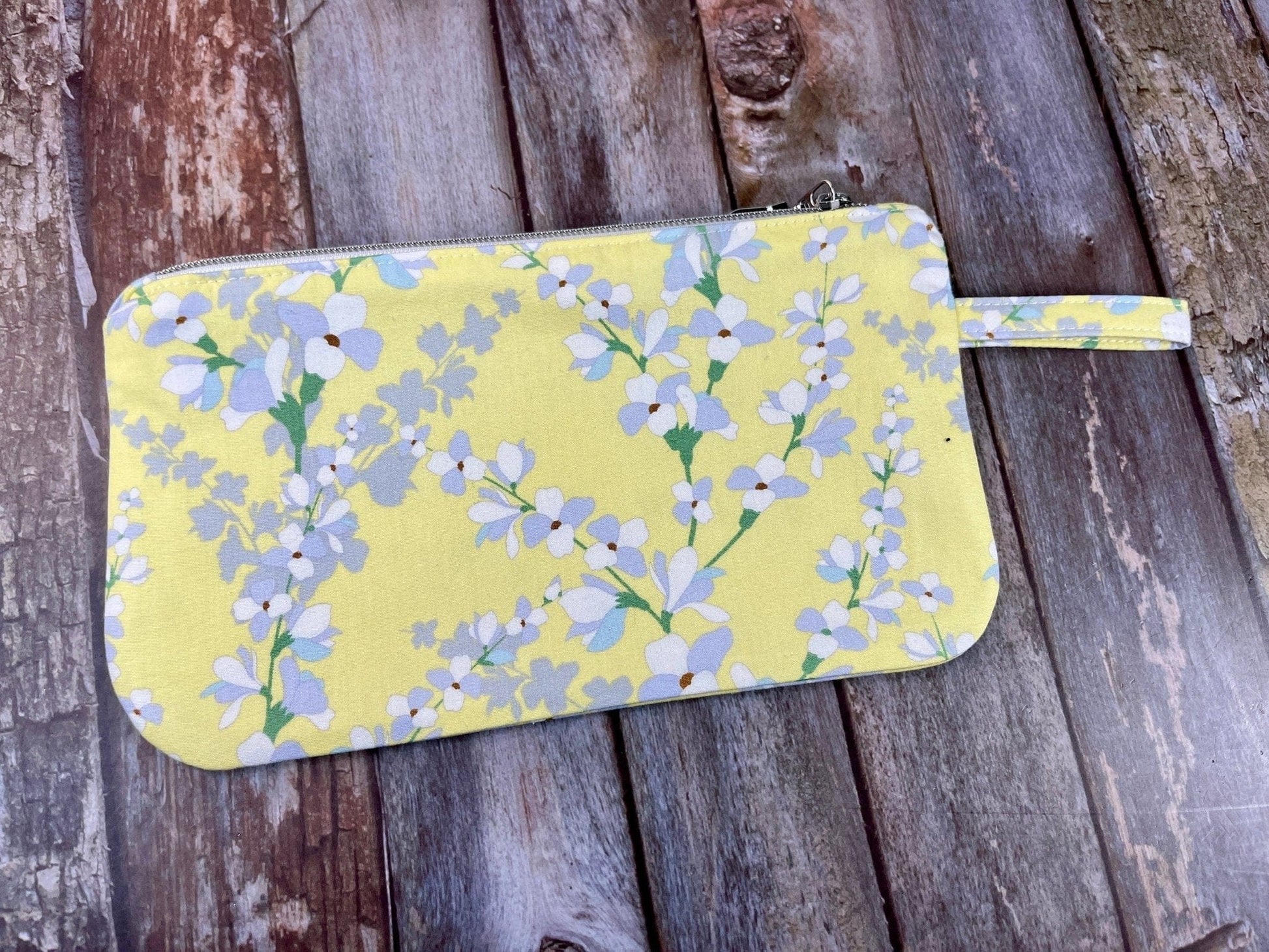 Zip Pouch Makeup Bag - Pencil Case | Pale Yellow